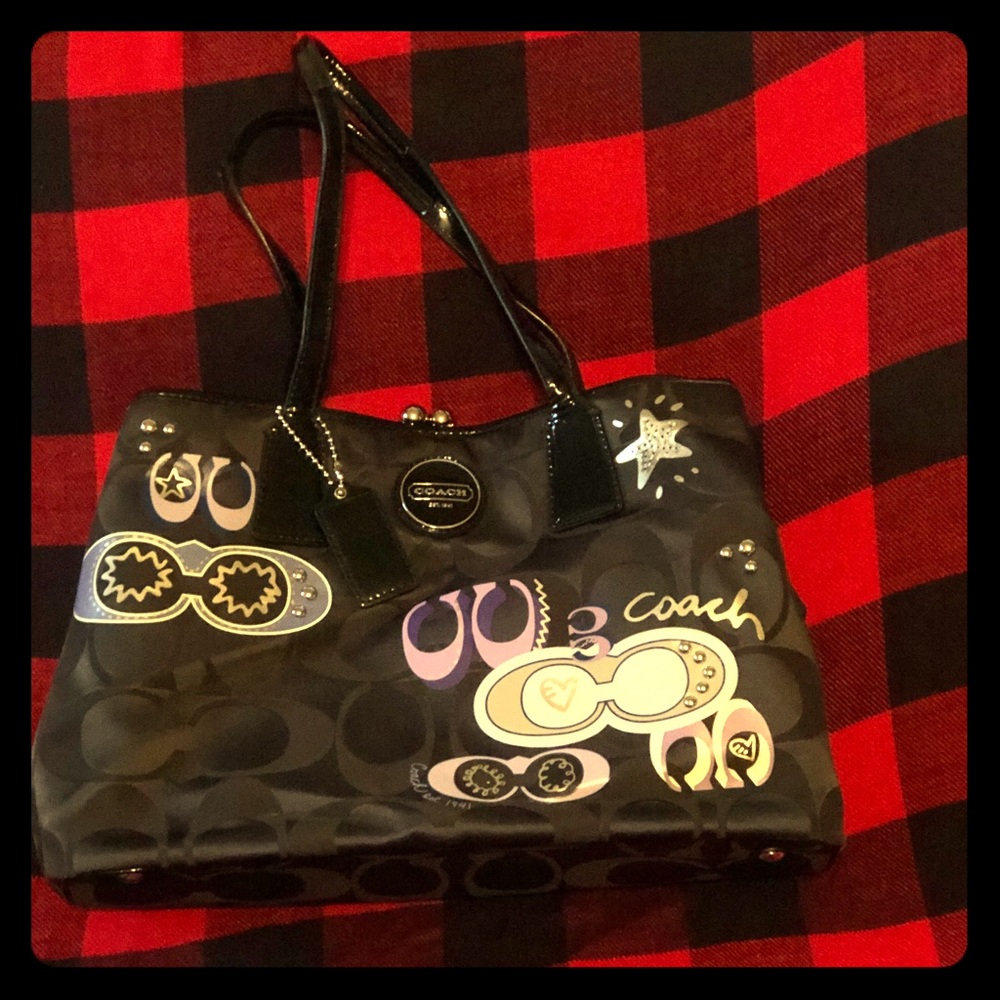 Black and Purple Coach